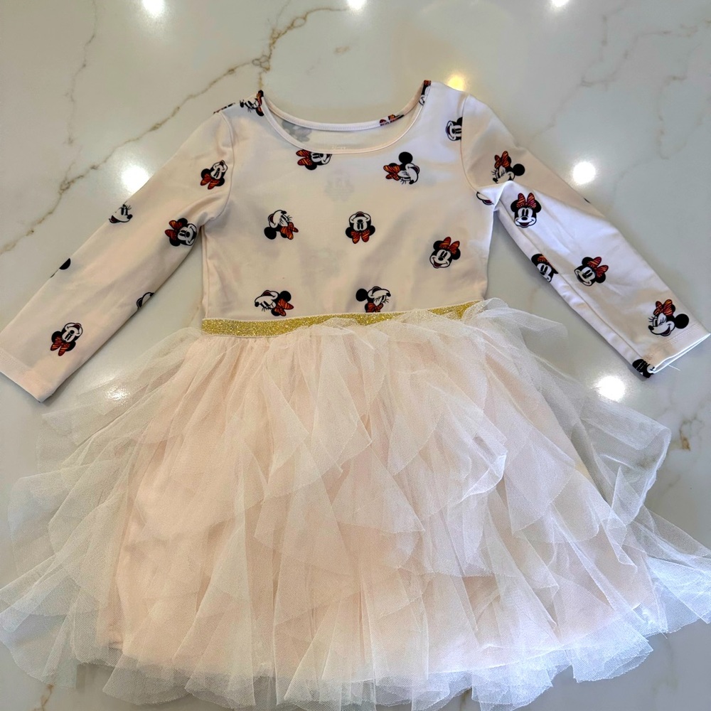 Toddler girls Disney Jr Minnie Mouse dress, size 4T